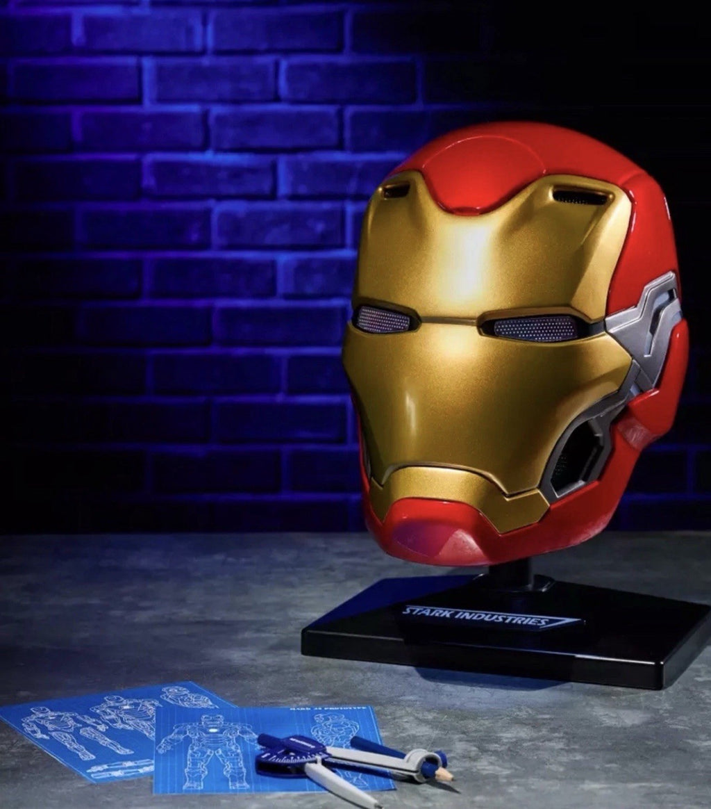Disney Parks Marvel Iron Man Helmet Auto Open Mask LightsSounds New Sealed