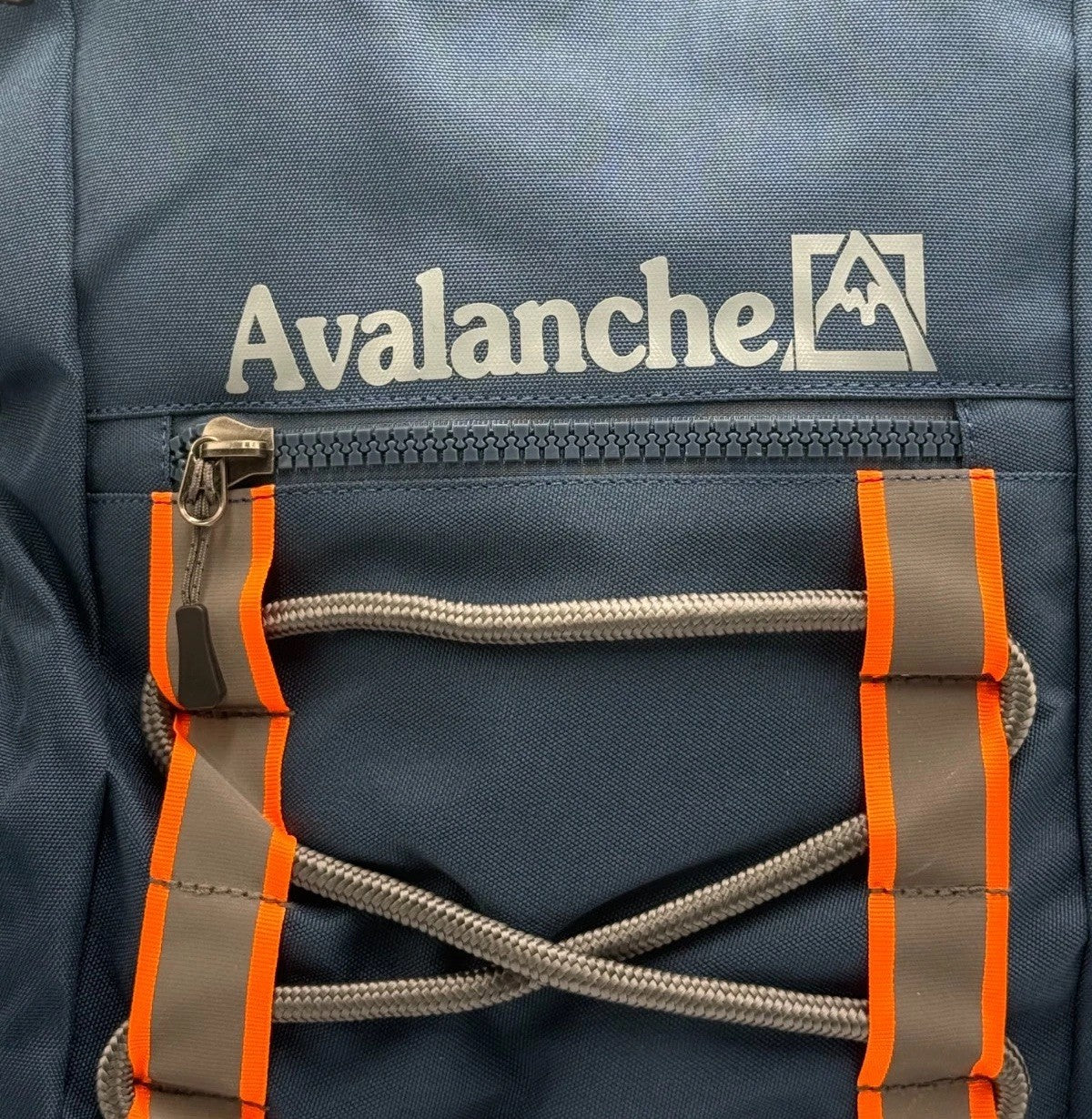 NWT Avalanche Outdoor Reflective Backpack Navy Orange School Travel Hiking Bag