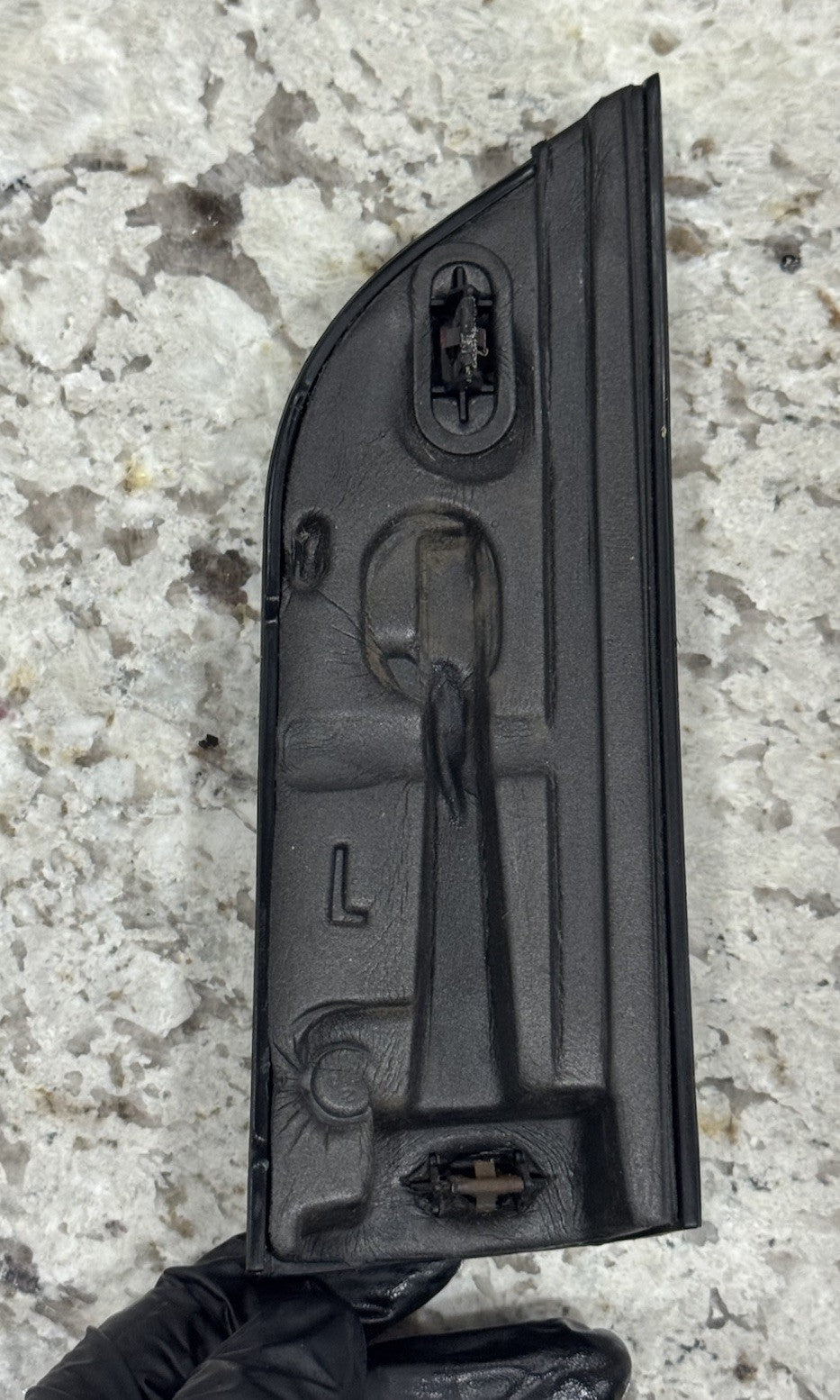 2008-16 Chrysler Town Country OEM Left Driver Inner Side Mirror Cover Trim