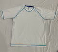 Reel Legends T Shirt Short Sleeve White Blue Fishing Men’s Size M Medium  B1