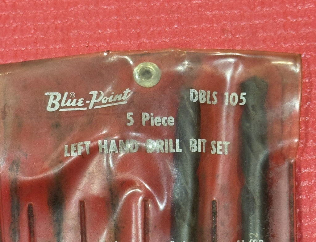 Blue Point Tools DBLS 105 Left Hand Drill Bit 2PC Set 11/32" & 5/16" VERY RARE!!