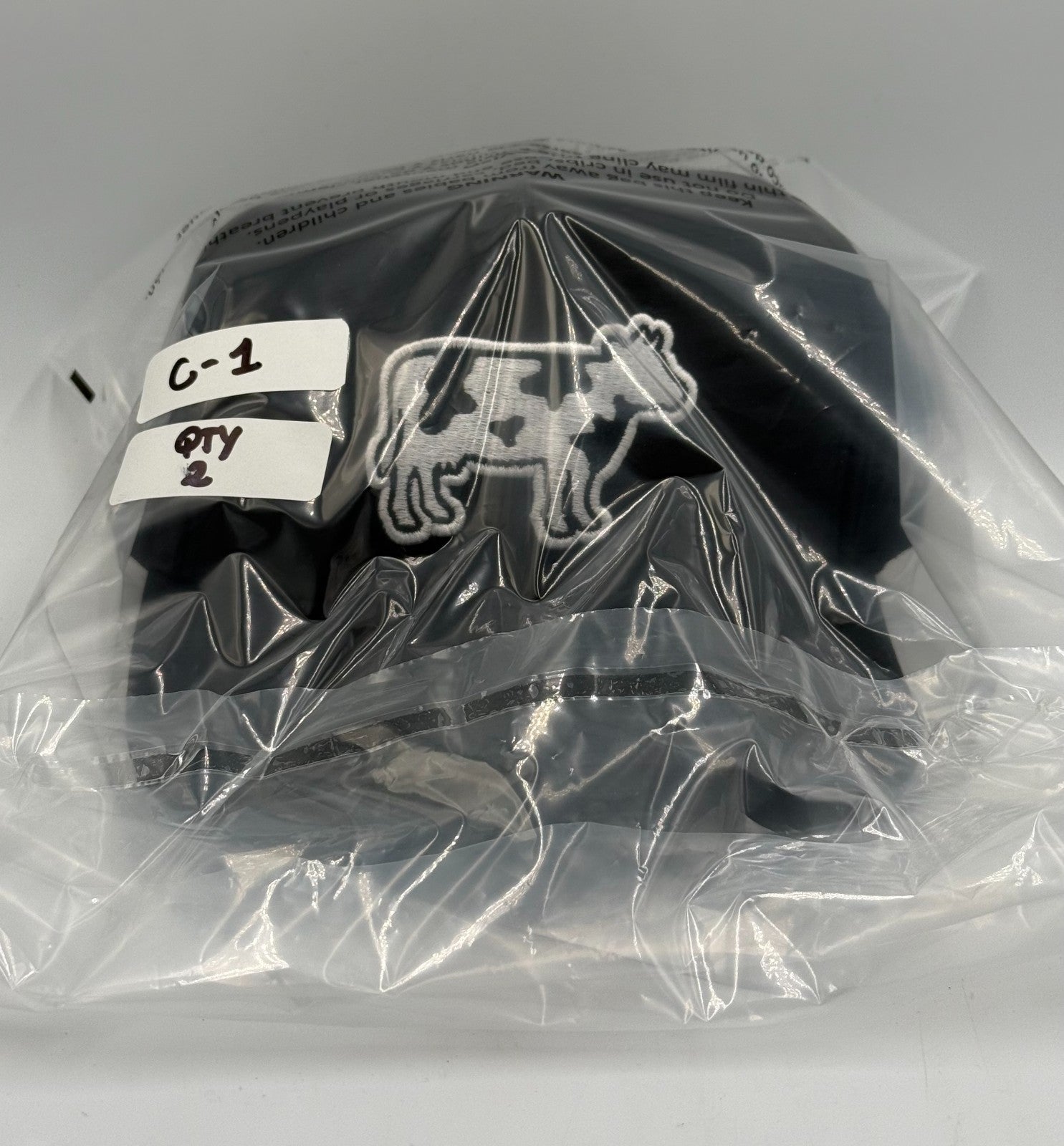 Waggle Golf Holy Cow Legend Snapback Hat Black Graphic Lasercut Vent Performance