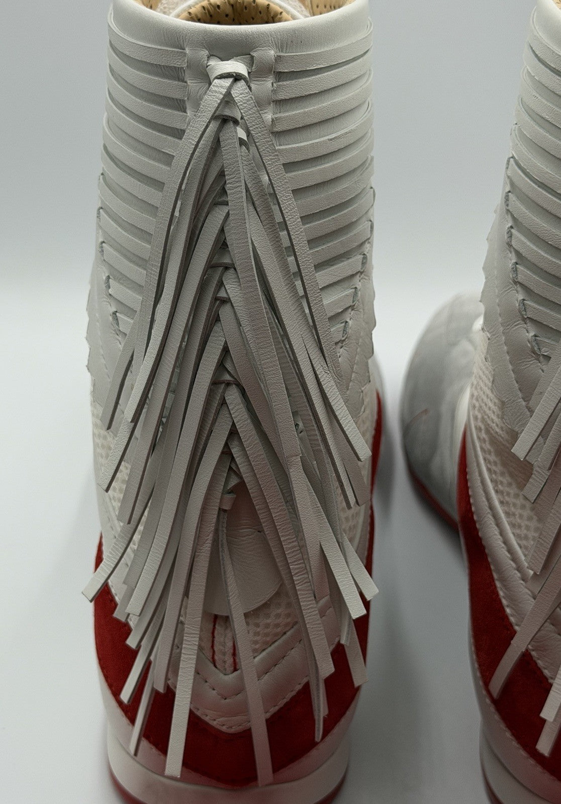 AUTHENTIC CHRISTIAN LOUBOUTIN Suede Knock-Out Boxing Sneakers (44 EU; 11 US)