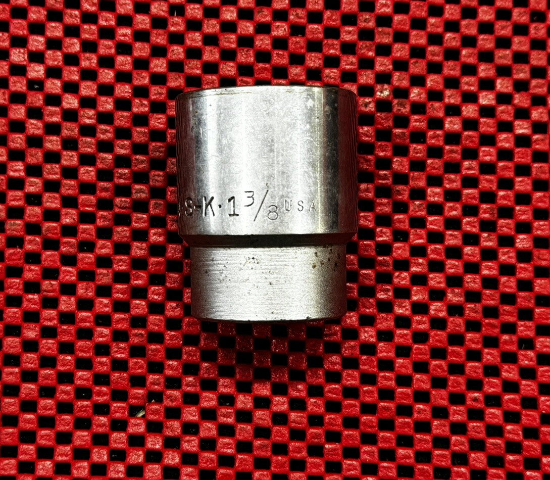 S-K Tools 47144, 3/4" Drive 1-3/8in, SAE 12 Point Socket Made In USA N4