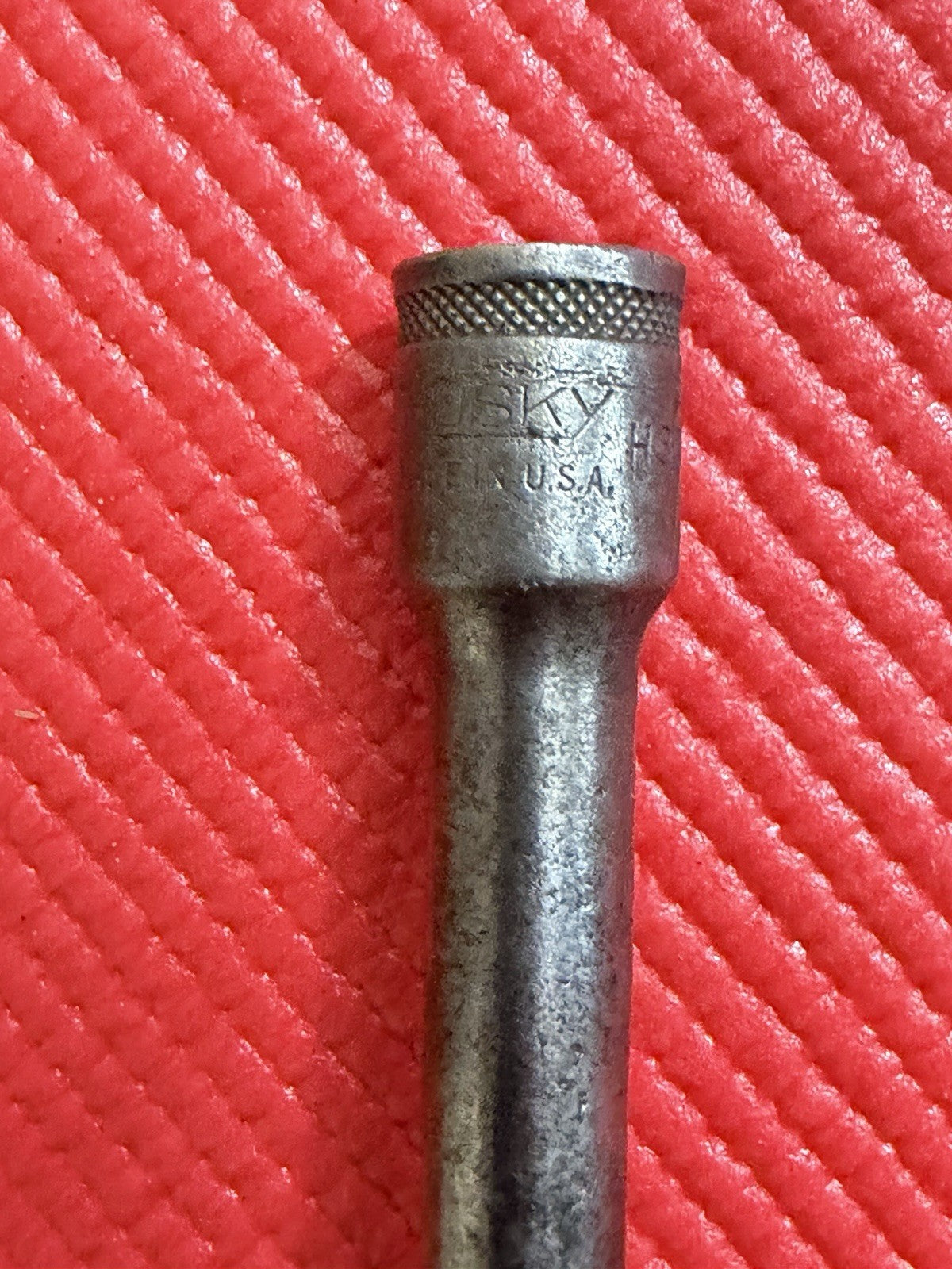 Vintage Husky H3715 Knurled 11” Long 3/8” Extension Made In USA