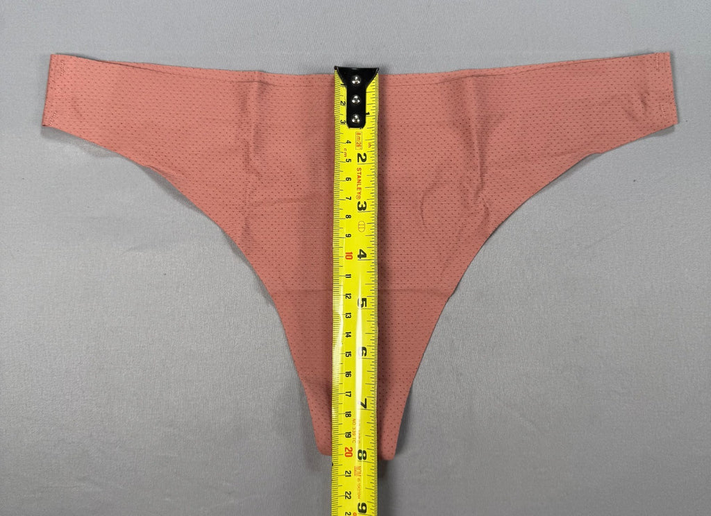 5-Pack Women's Seamless No Show Thongs Invisible Panties Size Medium Multicolor