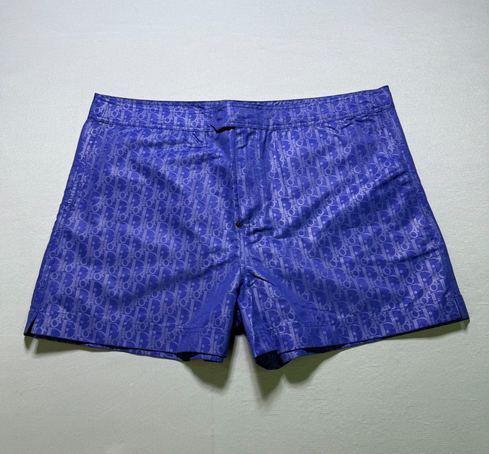 NWT Authentic Dior Oblique Shorts Men's size 2XL Blue Monogram Luxury Trunks