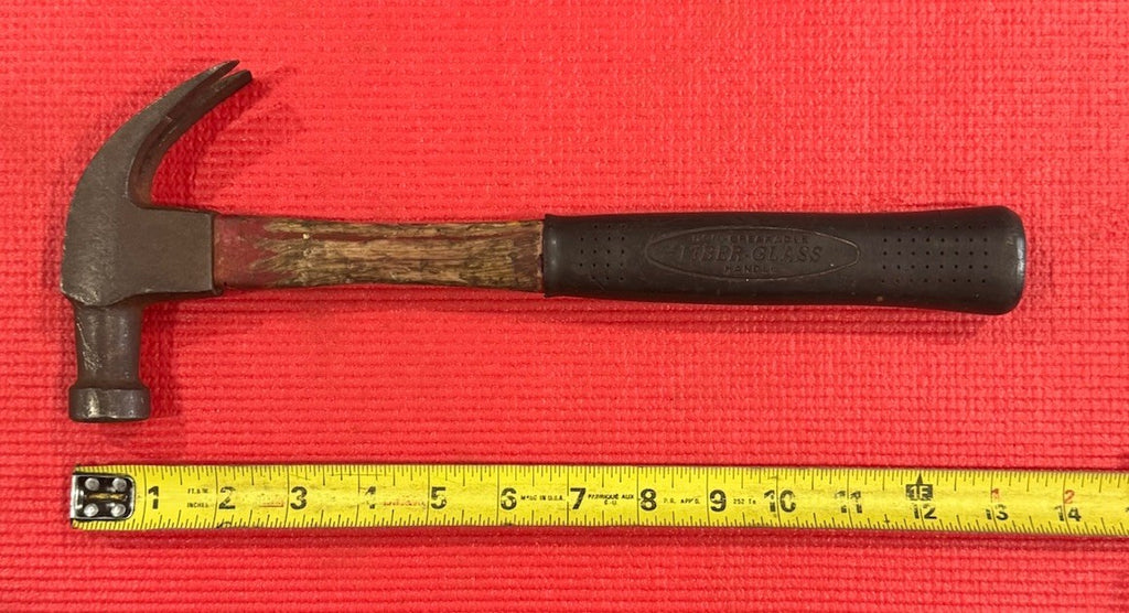 Vintage Plumb No FA16 Permabond Fiberglass Handle 16oz Claw Hammer Made In USA