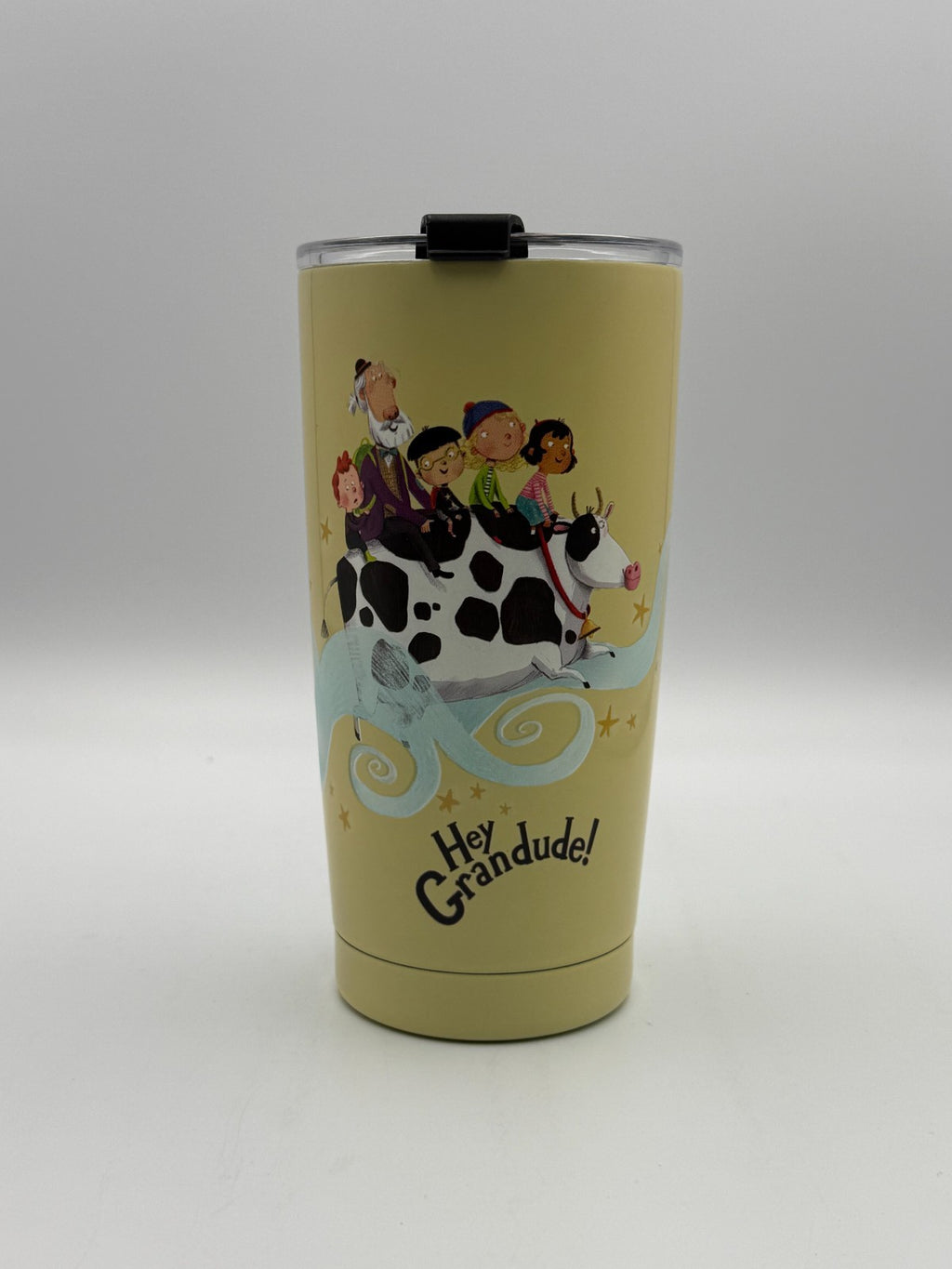 Paul McCartney Hey Grandude Yellow Stainless Steel Insulated Coffee Tumbler