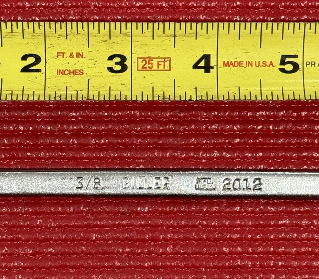 Vintage Giller tools 2012, SAE 3/8" Combination Wrench 12 PT Made in USA