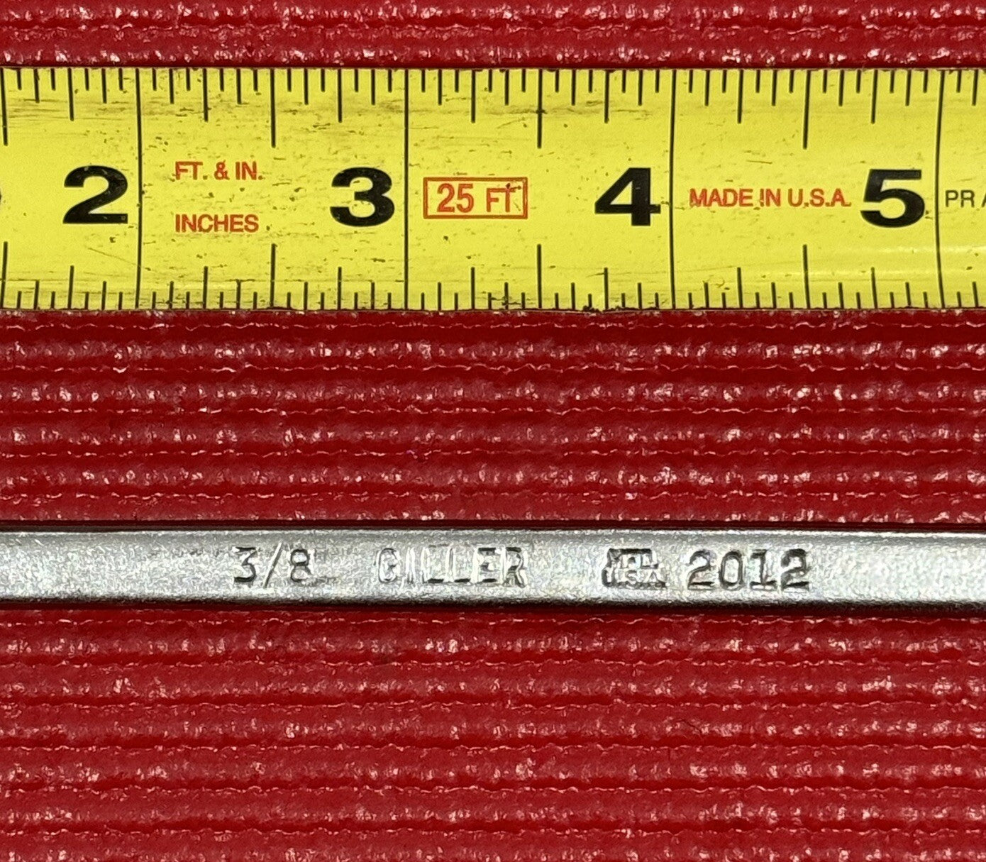 Vintage Giller tools 2012, SAE 3/8" Combination Wrench 12 PT Made in USA