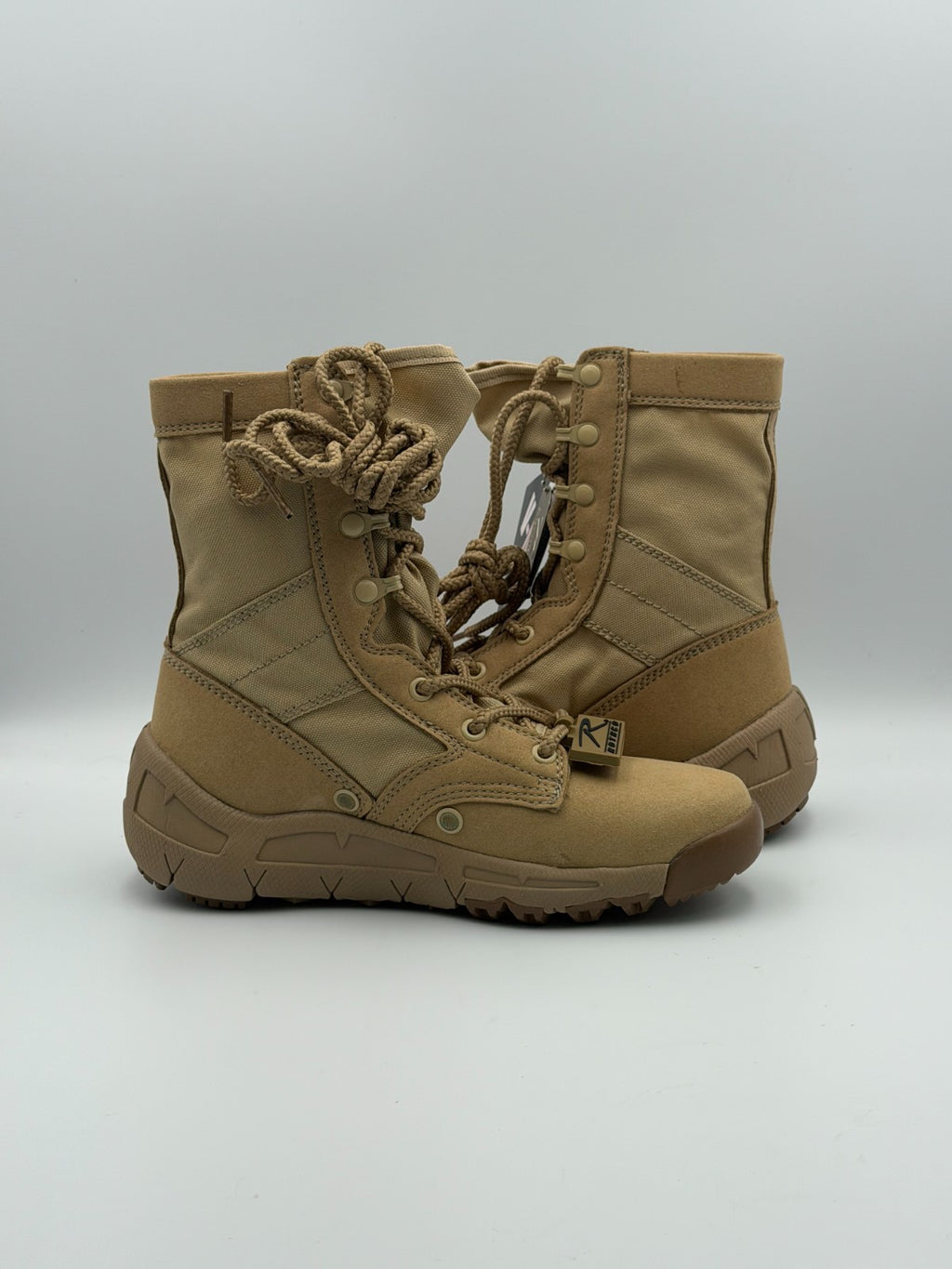 NWT Rothco V-Max Lightweight Tactical Boot Men's 5R Coyote Brown Lace Up Hiking