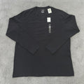 Sonoma NEW Mens Big & Tall Super Soft Crewneck black Sweater Size 3XL G4