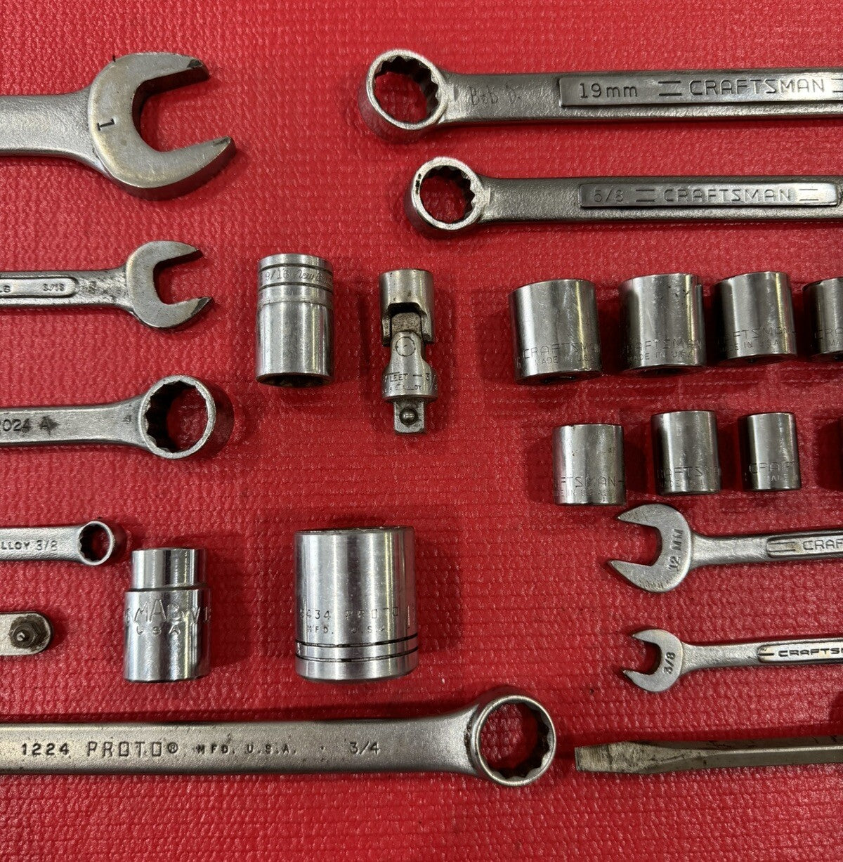 Vintage Lot of 30 USA Tools- Mac,S-K,Craftsman,Proto,NewBritain,Billings