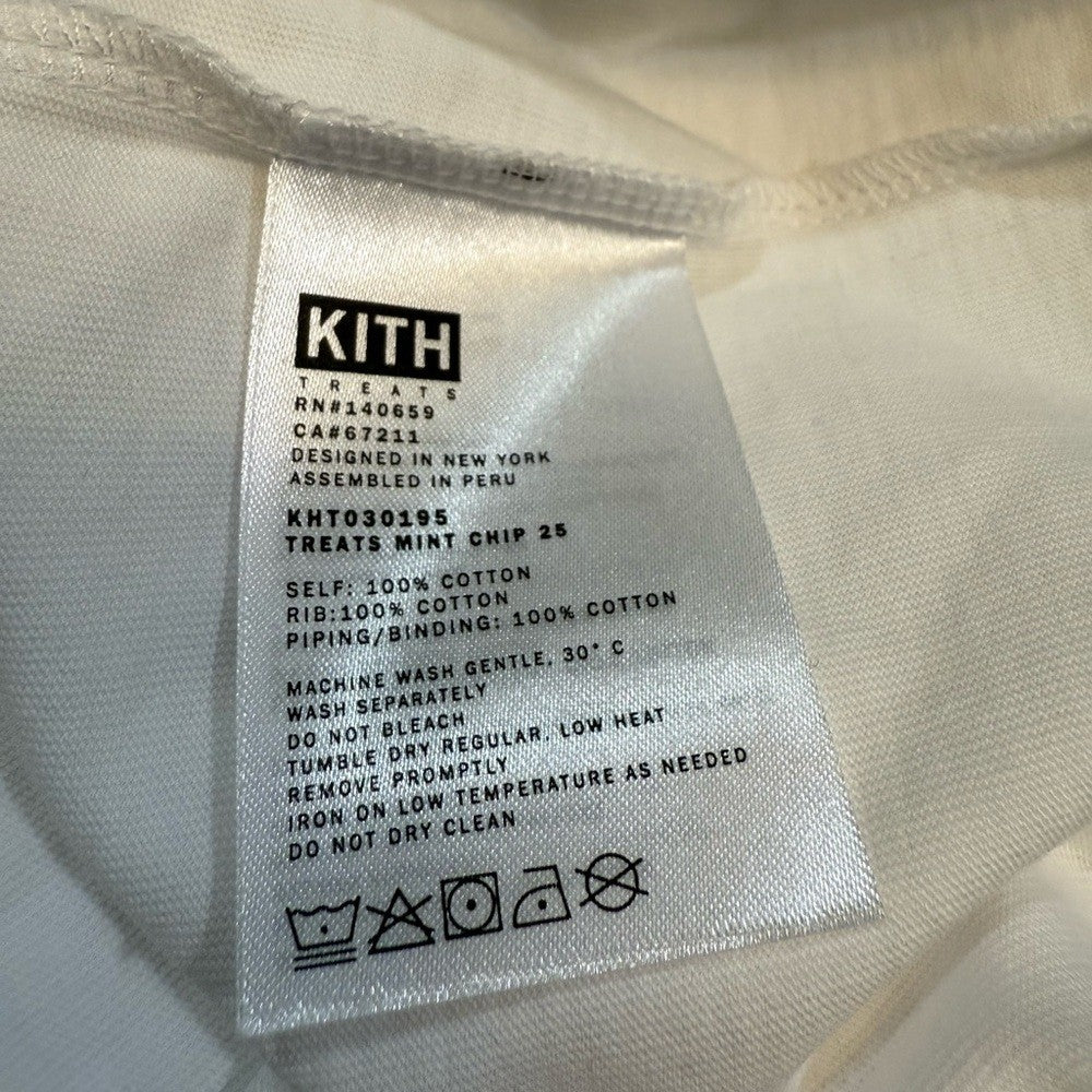 Kith treat - White Graphic T-Shirt - New Size L