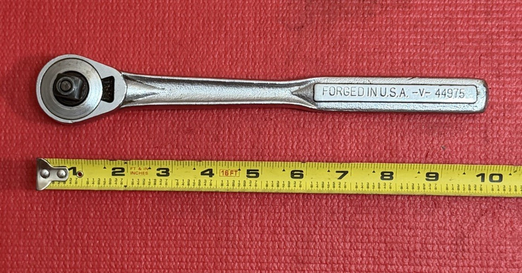 Vintage Craftsman V-44975 V Series 1/2" Ratchet With Oil Port Made In USA