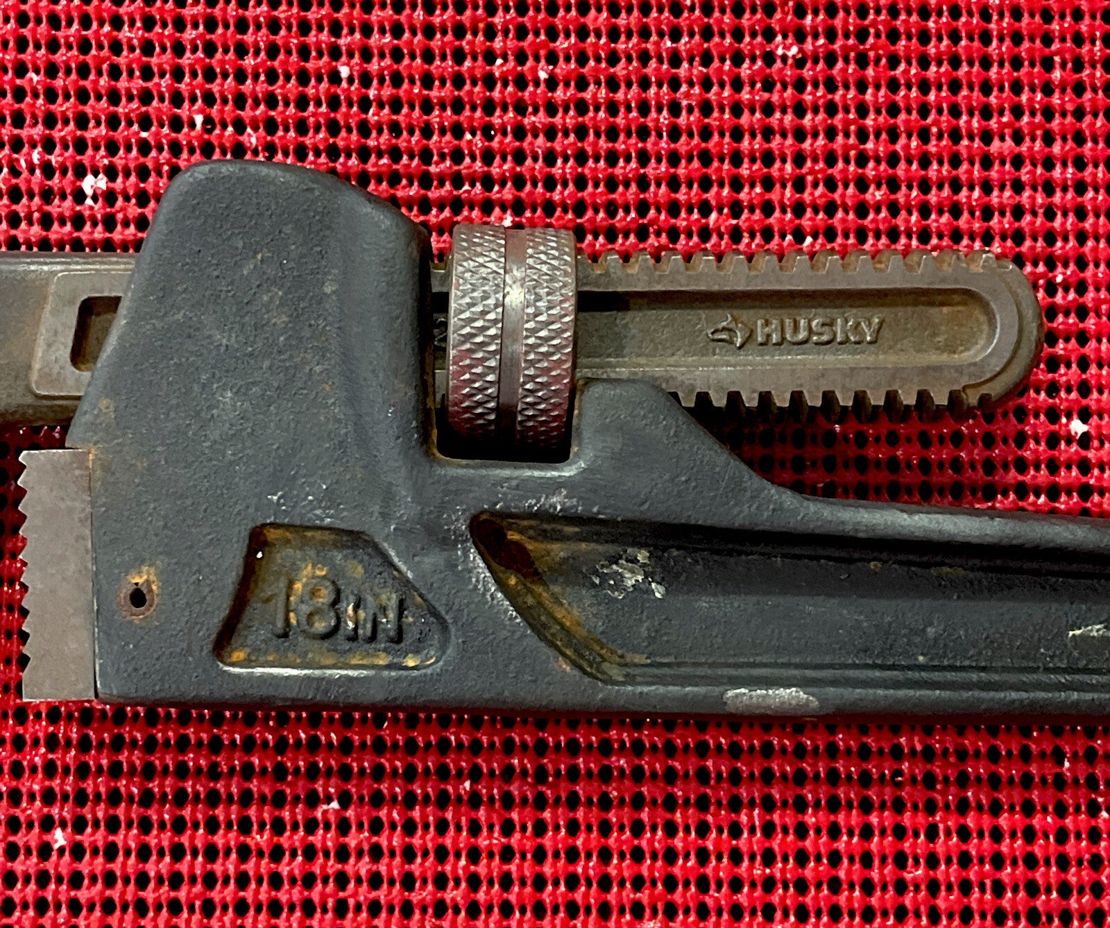 Husky 18” 450mm Pipe Wrench Plumbing Tool Box Pipefitter M1
