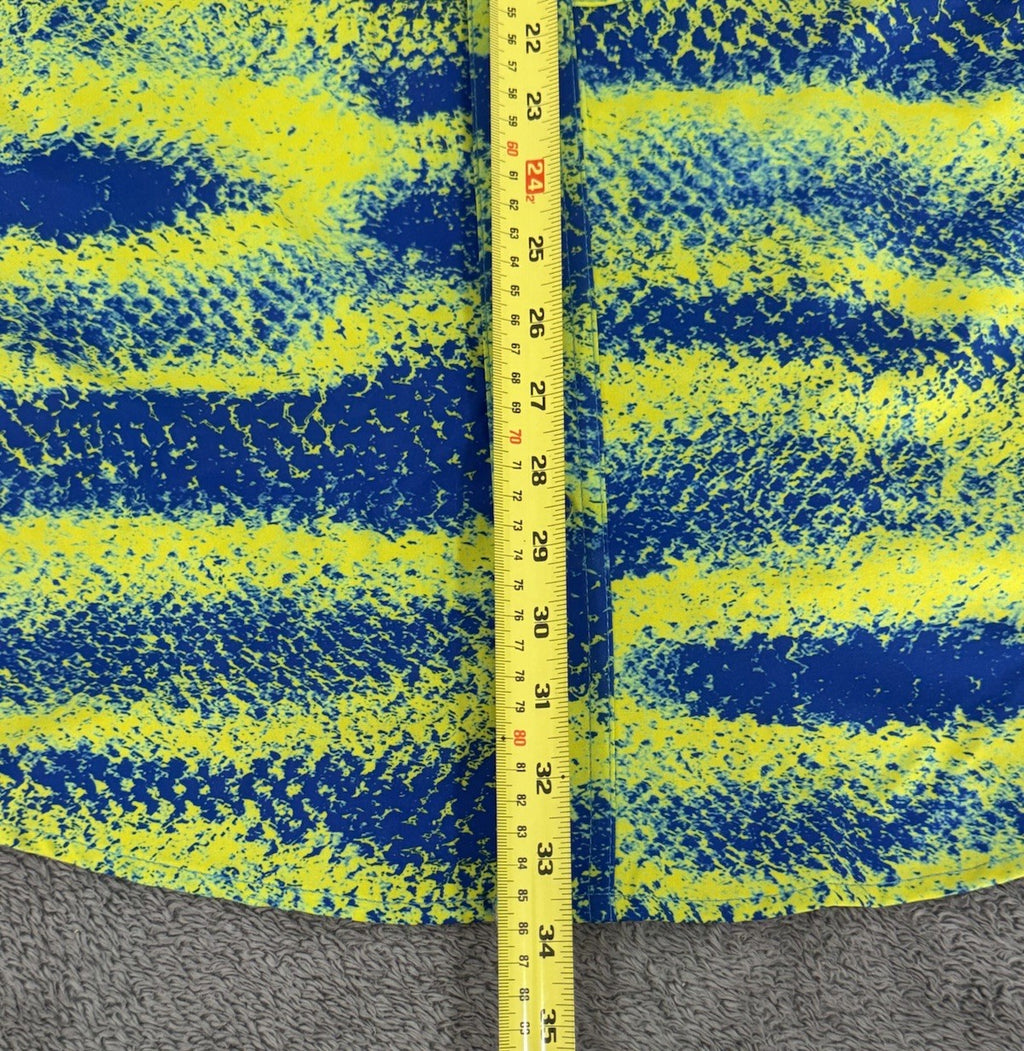 Loco Skailz Mens Blue Green Gray Print Fishing Shirt Size XXL NWT NEW