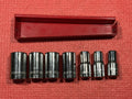 Matco B1 Series 7PC 3/8" Drive Double Square Socket Set 8PT W/ Metal Tray USA