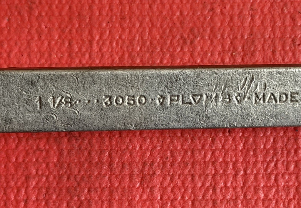 VINTAGE PLUMB 3050  1-1/16" x 1-1/8" OPEN END WRENCH PLVMB PLOMB  MADE IN USA
