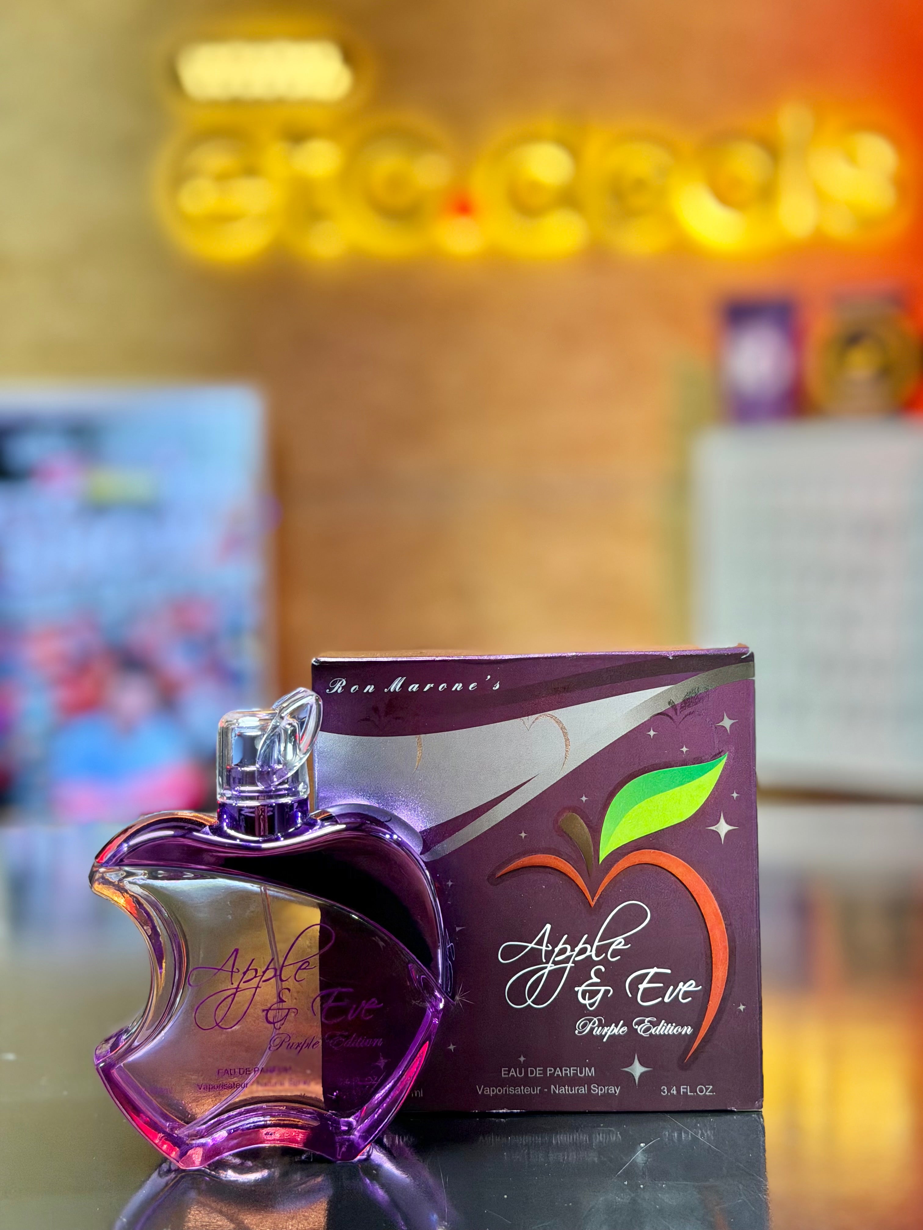 Ron Marone’s Apple & Eve Purple Edition Eau de Parfum for Women – 3.4 FL.OZ / 100ML
