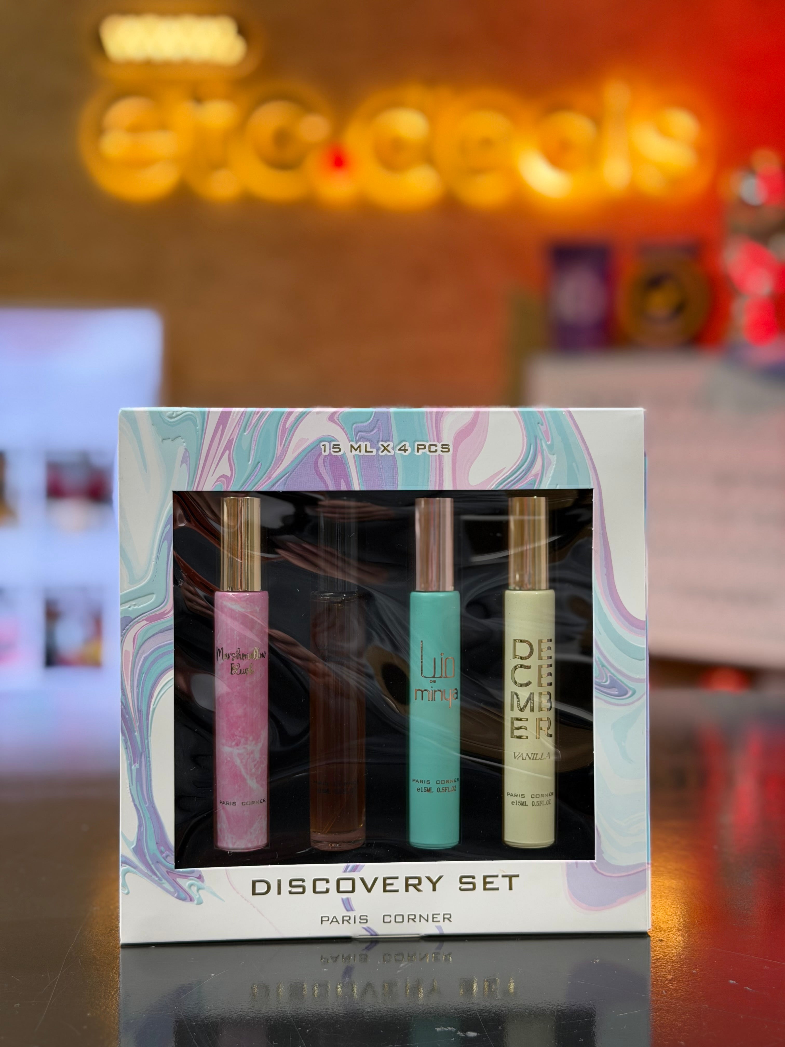 PARIS CORNER DISCOVERY MINI SET – 4 x 15ML EDP