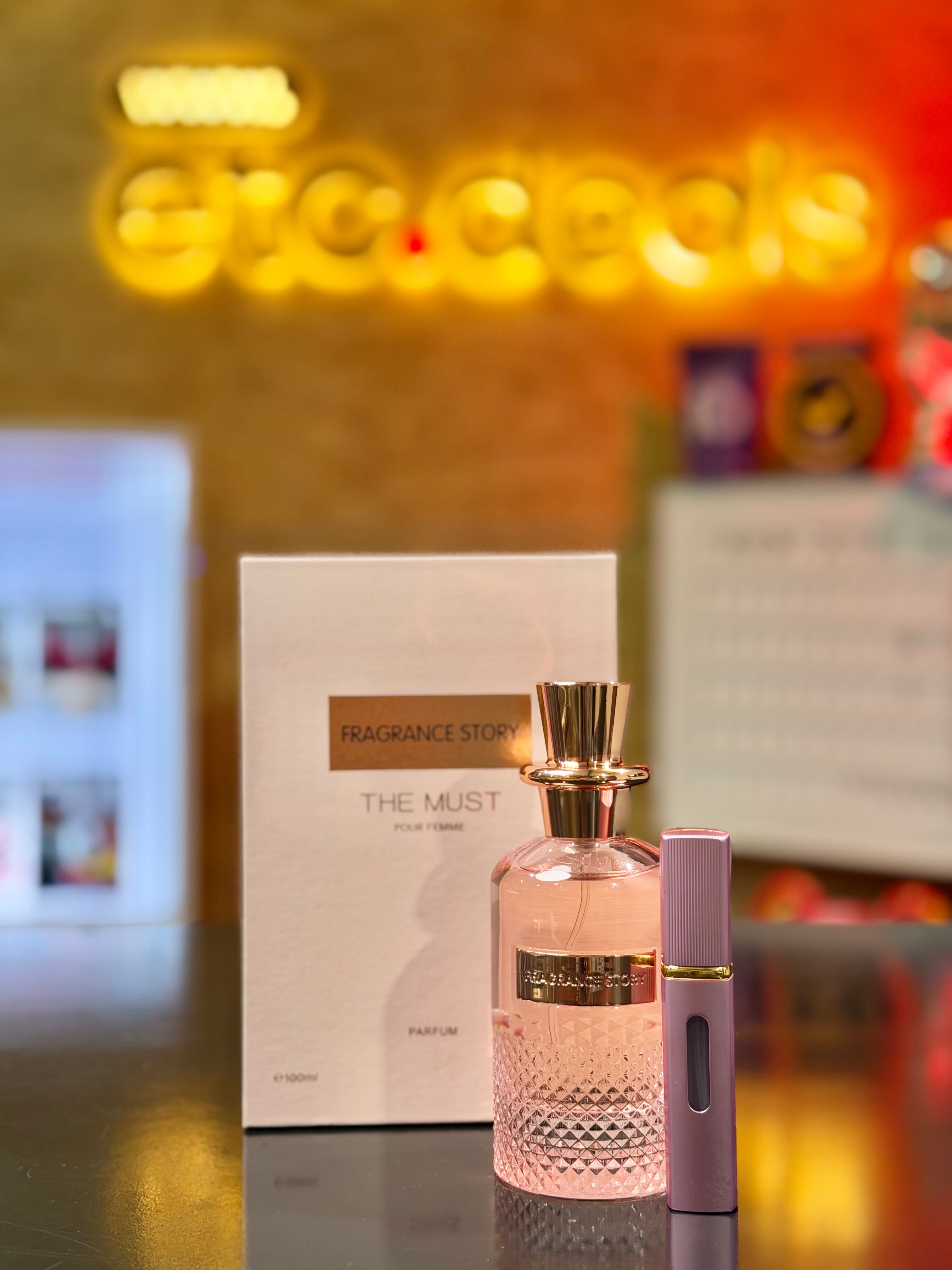 Fragrance Story THE MUST Pour Femme Parfum for Women – 3.4 FL.OZ / 100ML