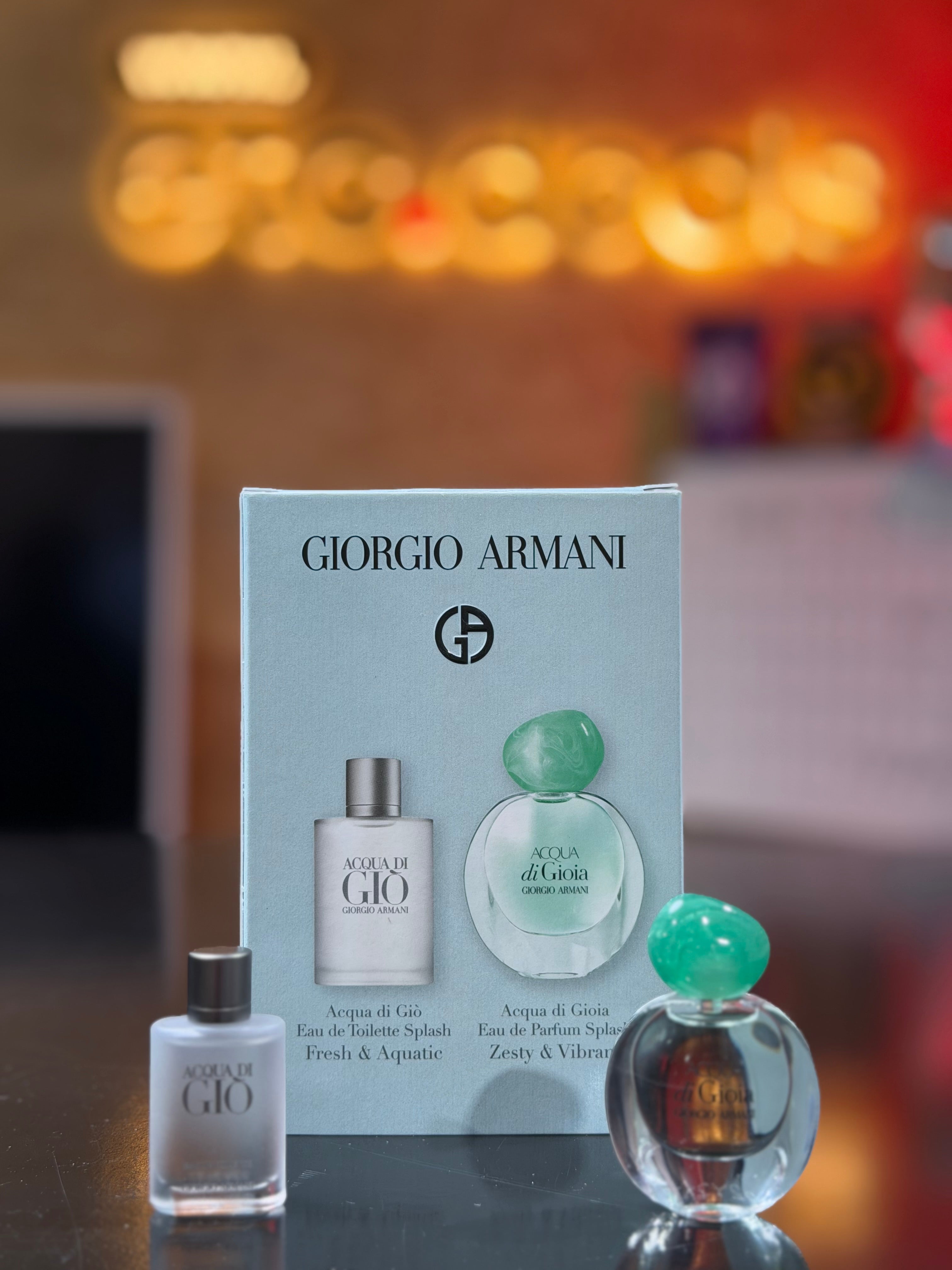 ACQUA DI GIÒ + ACQUA DI GIOIA MINI DUO – 2 x 5ML
