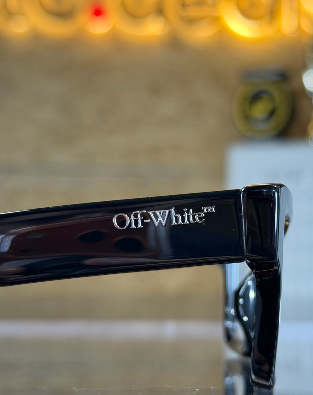 Off White Style 77 Women’s Black Cat-Eye Eyeglasses