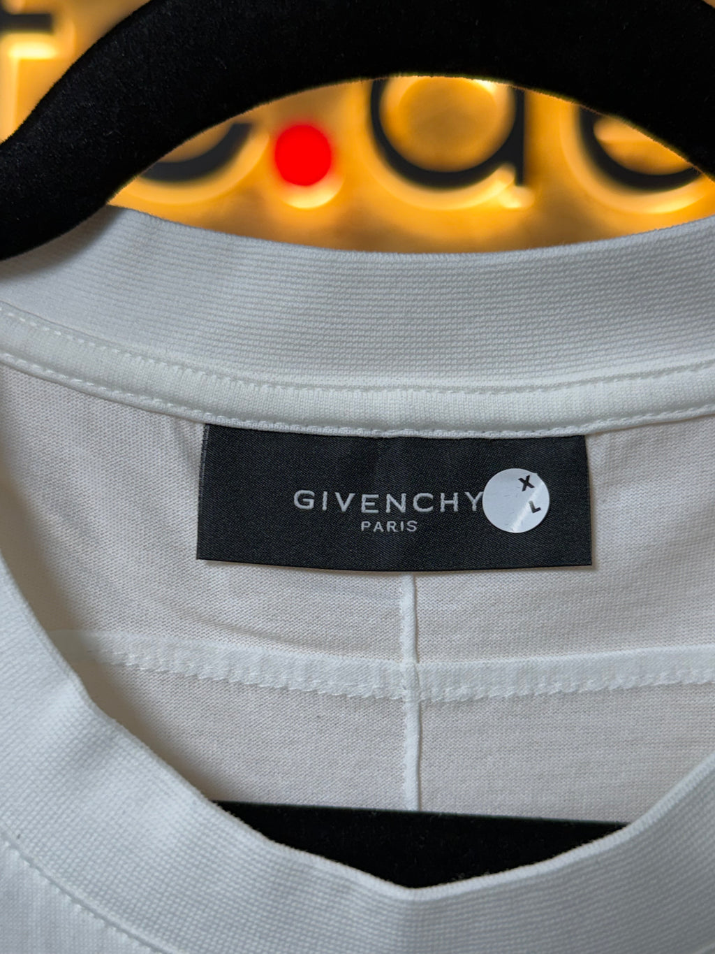 Givenchy Paris Classical Art Collage Graphic T-Shirt – White – Men’s Size XL