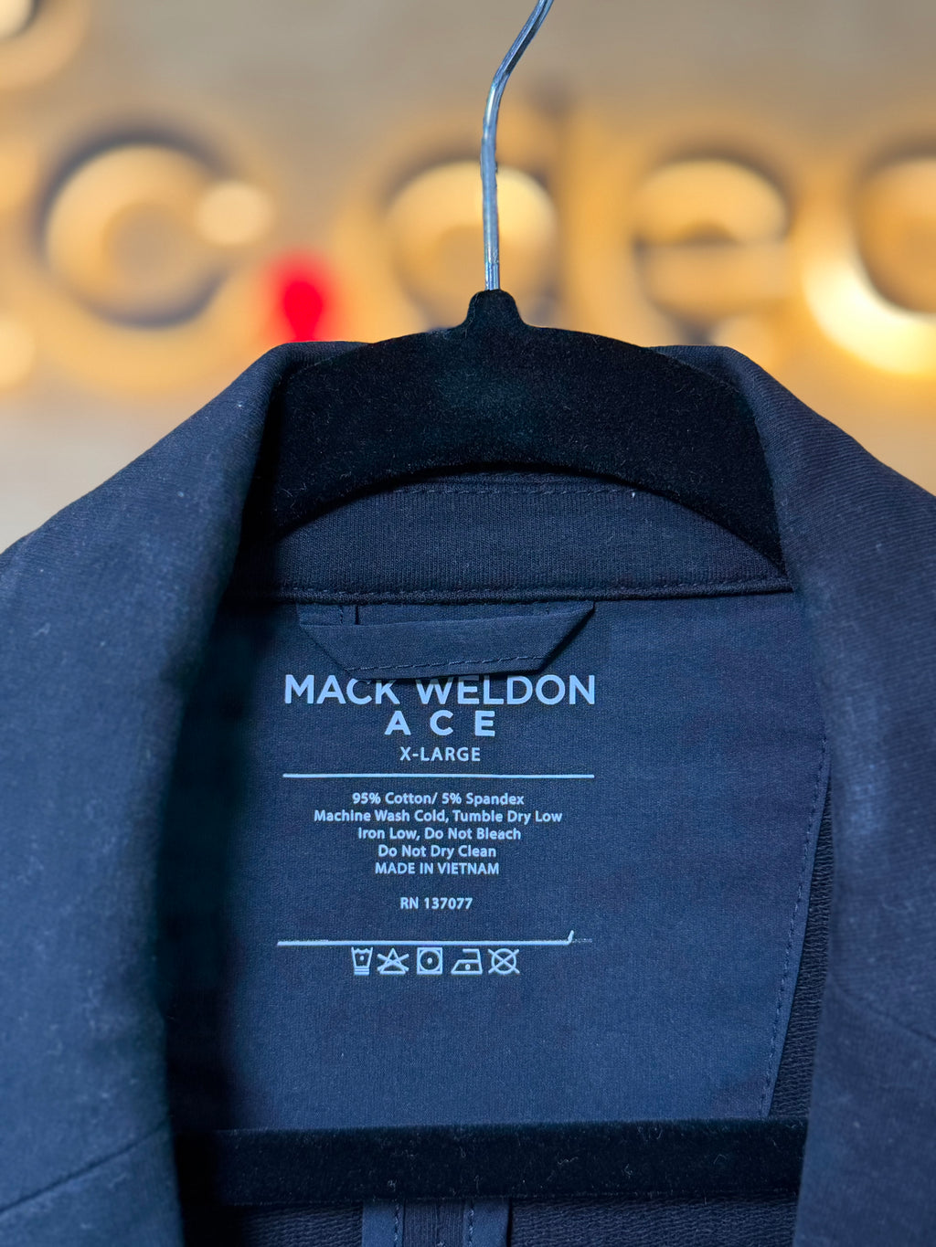 Mack Weldon ACE Blazer Men’s XL Stretch French Terry Casual Sport Coat