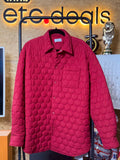 Off-White Patch Arrow Quilted Overshirt Rio Red Men’s Size M y XL NWT