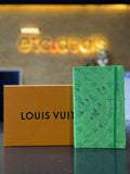 Louis Vuitton Jane Notebook Football Soccer Green Monogram GI1635 New