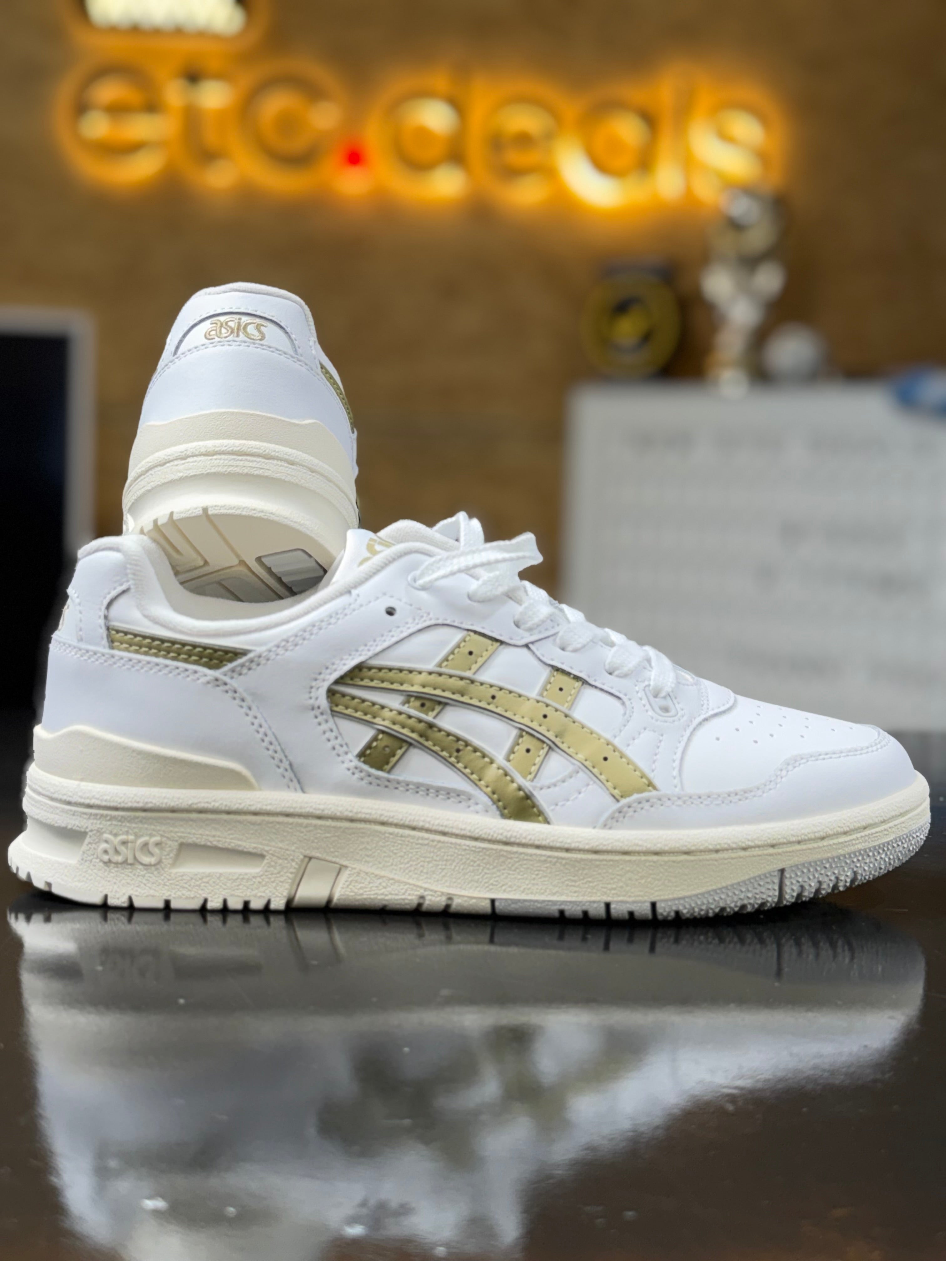 ASICS EX89 White Safari Khaki Men’s Sneakers – US 9 / EU 42.5
