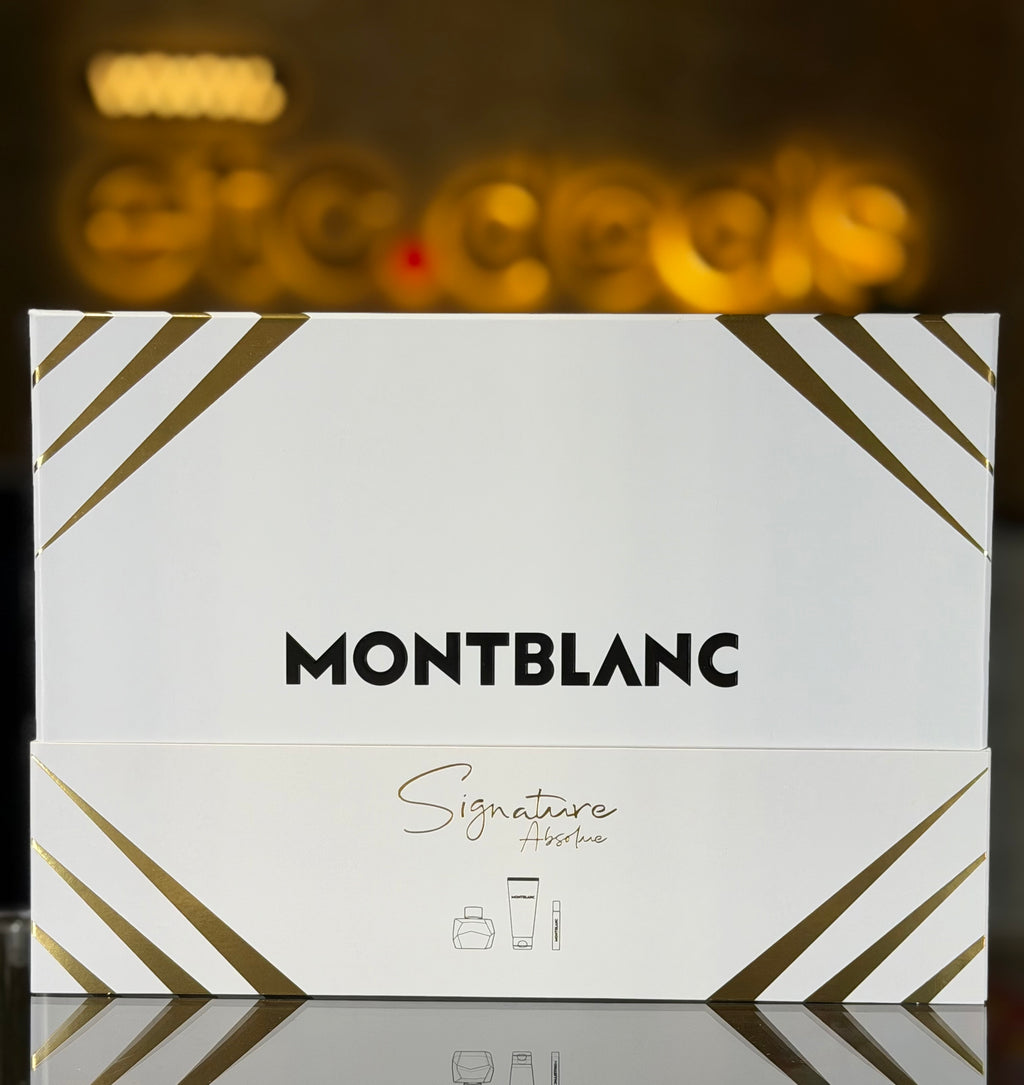 Montblanc Signature Absolue Women’s 3-Piece Gift Set – 3 oz EDP + 3.4 oz Body Lotion + Mini