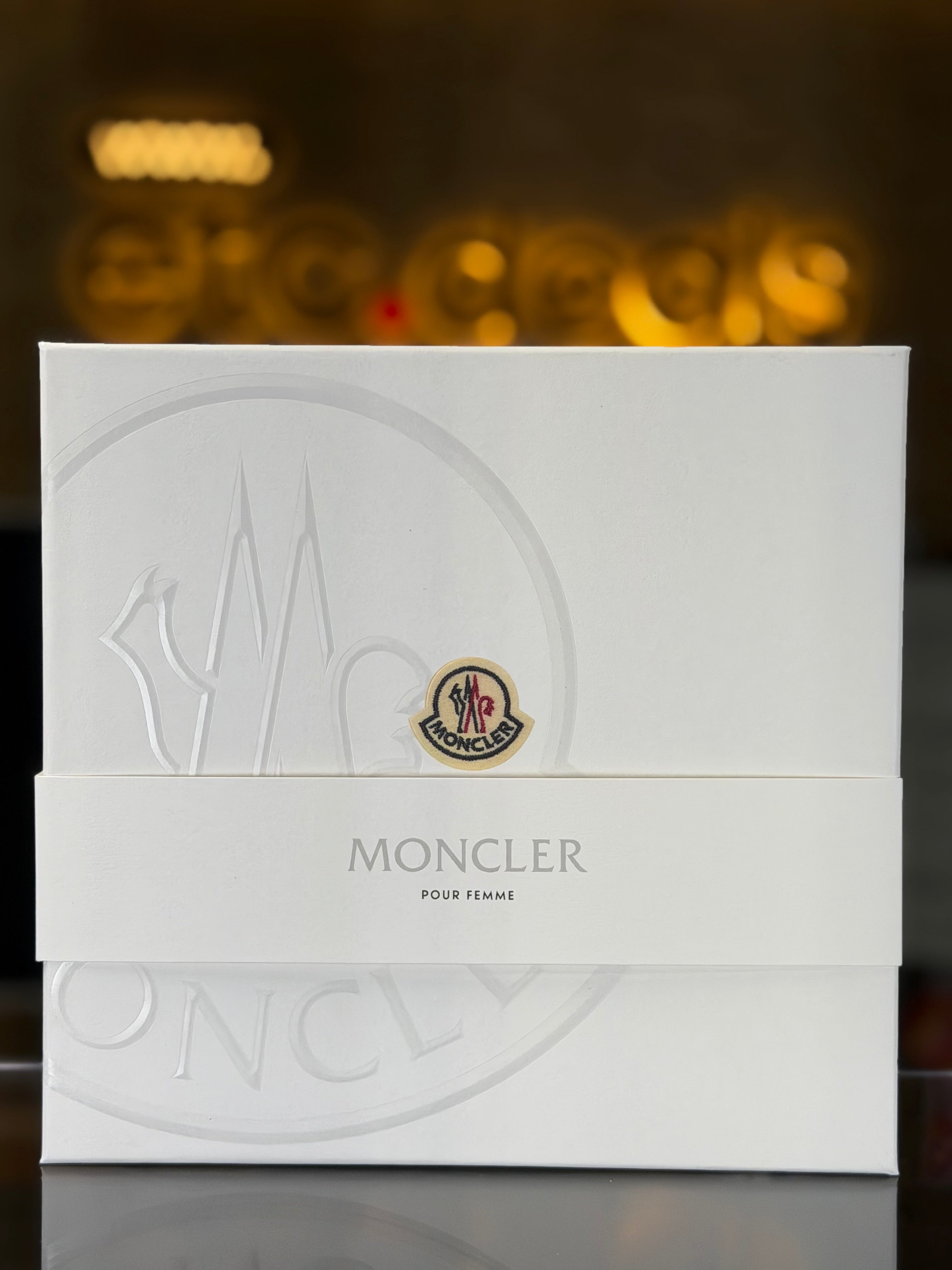 Moncler Pour Femme Women’s 3-Piece Gift Set – 3.4 oz EDP + Body Cream + Shower Gel