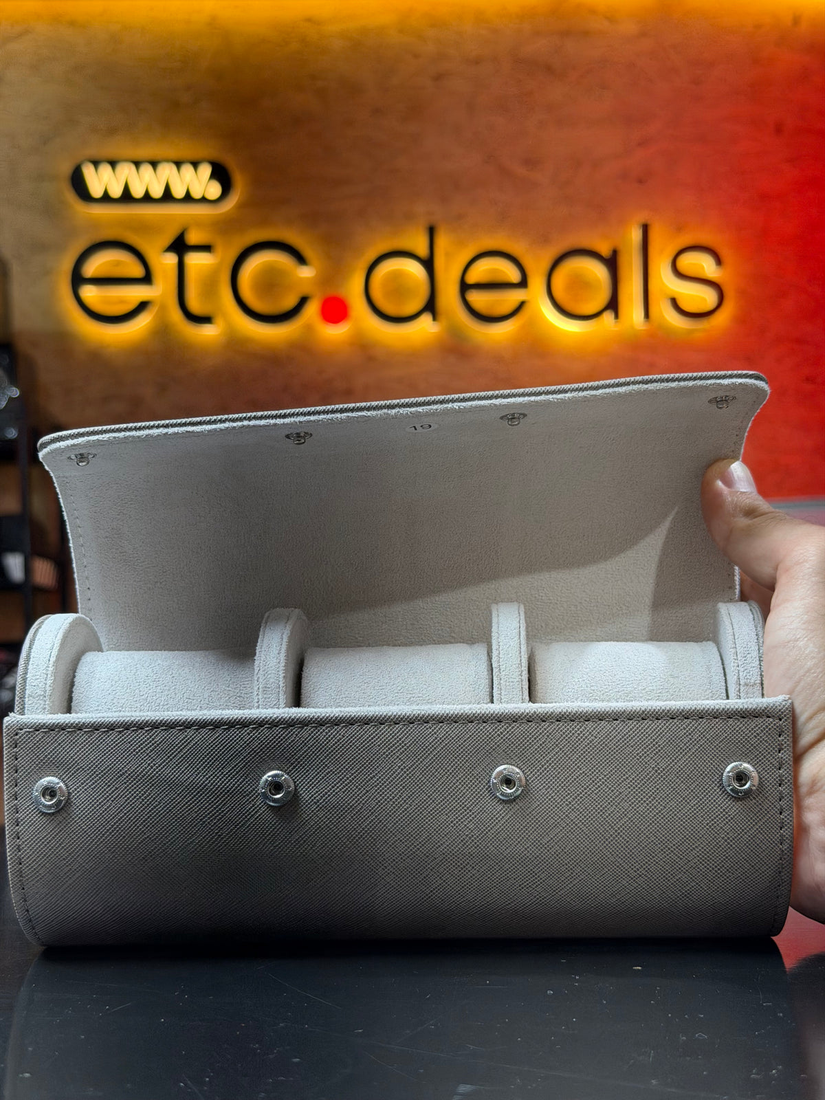 PREMIUM 3-WATCH TRAVEL ROLL / STORAGE CASE – MULTIPLE COLORS