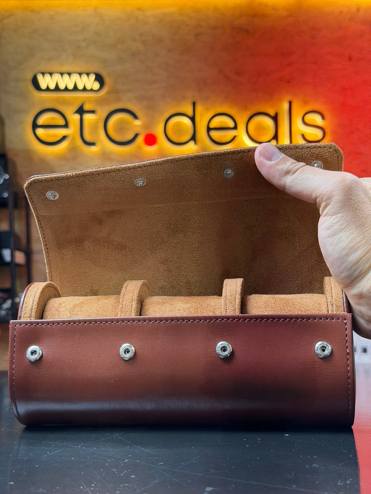 PREMIUM 3-WATCH TRAVEL ROLL / STORAGE CASE – MULTIPLE COLORS