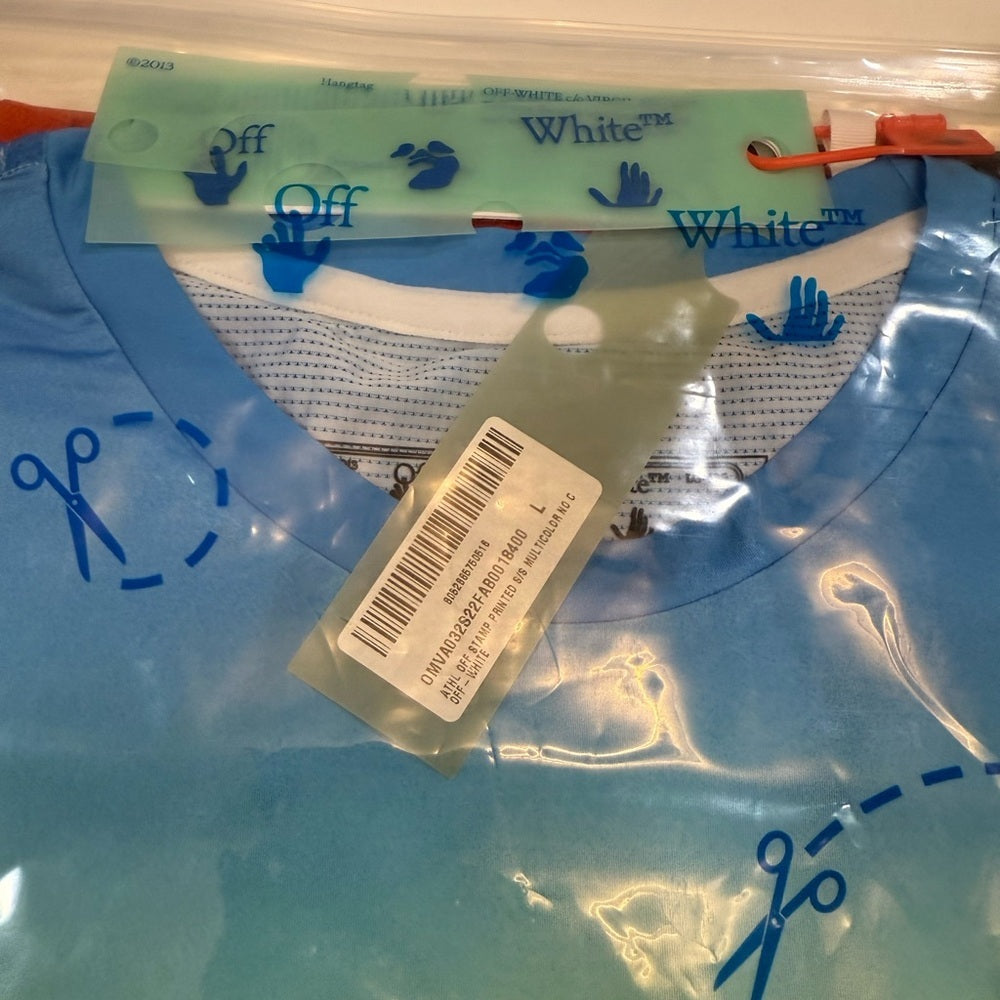 Off-White Athleisure Stamp multicolor Shirt - Brand New with tags!