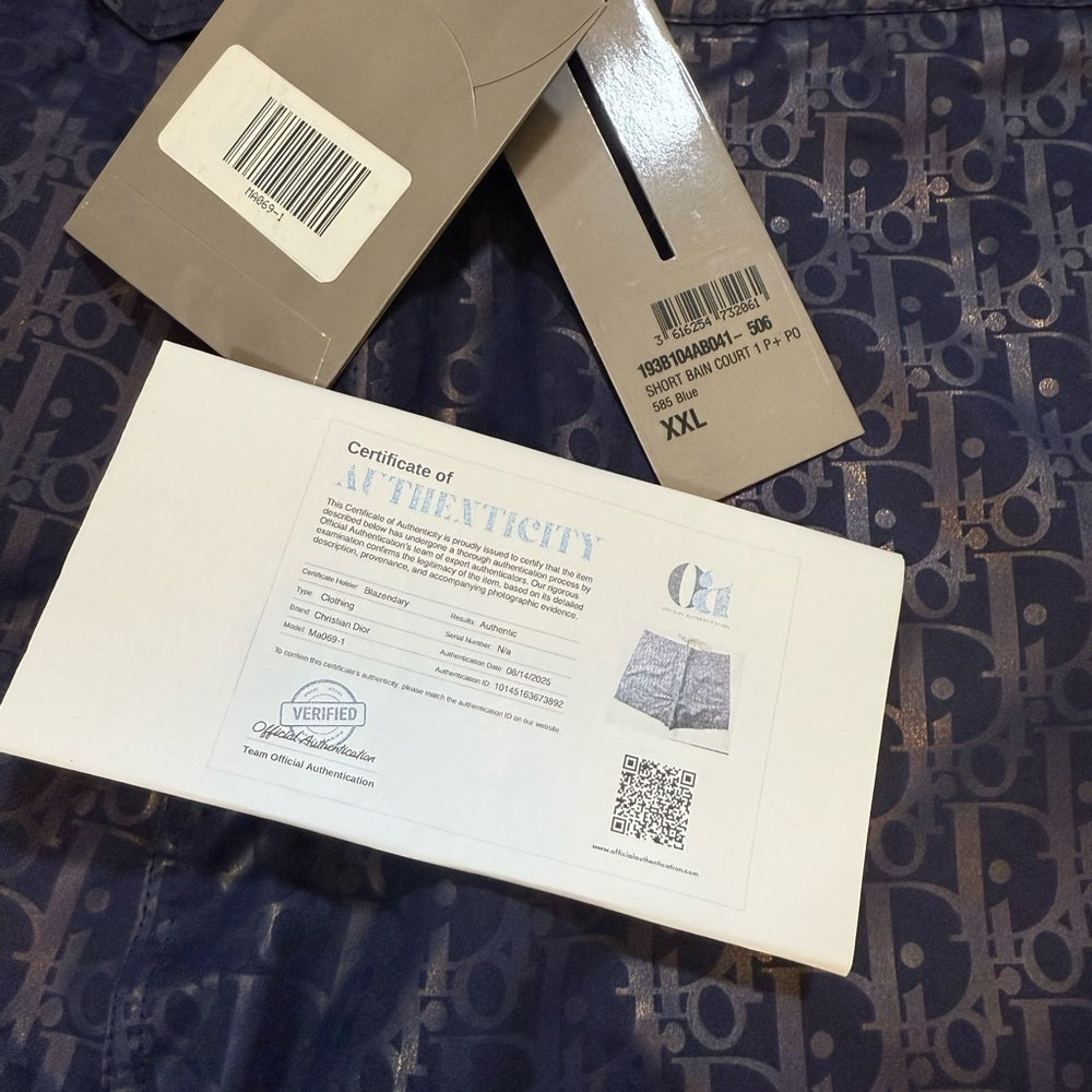 Dior Navy Blue Men's Shorts - Brand New