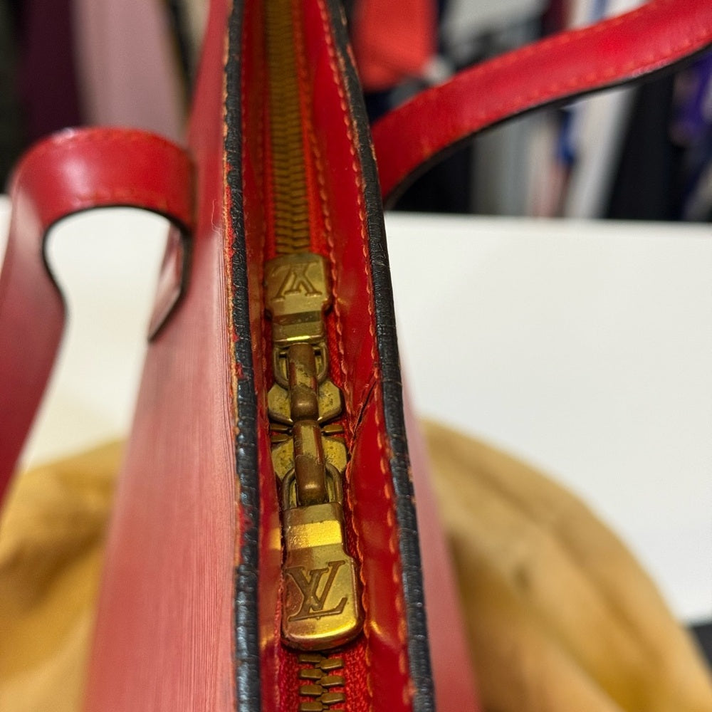 Louis Vuitton Lussac Epi 2way bag - Red Vintage