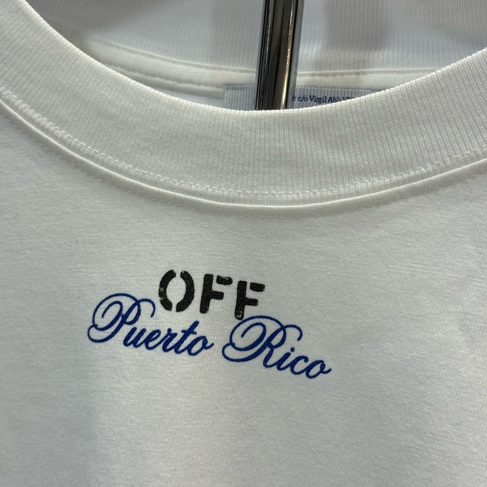 Off-White Puerto Rico Exclusive Men's White T-Shirt XL