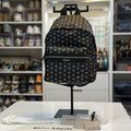 Palm Angels Black all over logo Backpack NEW