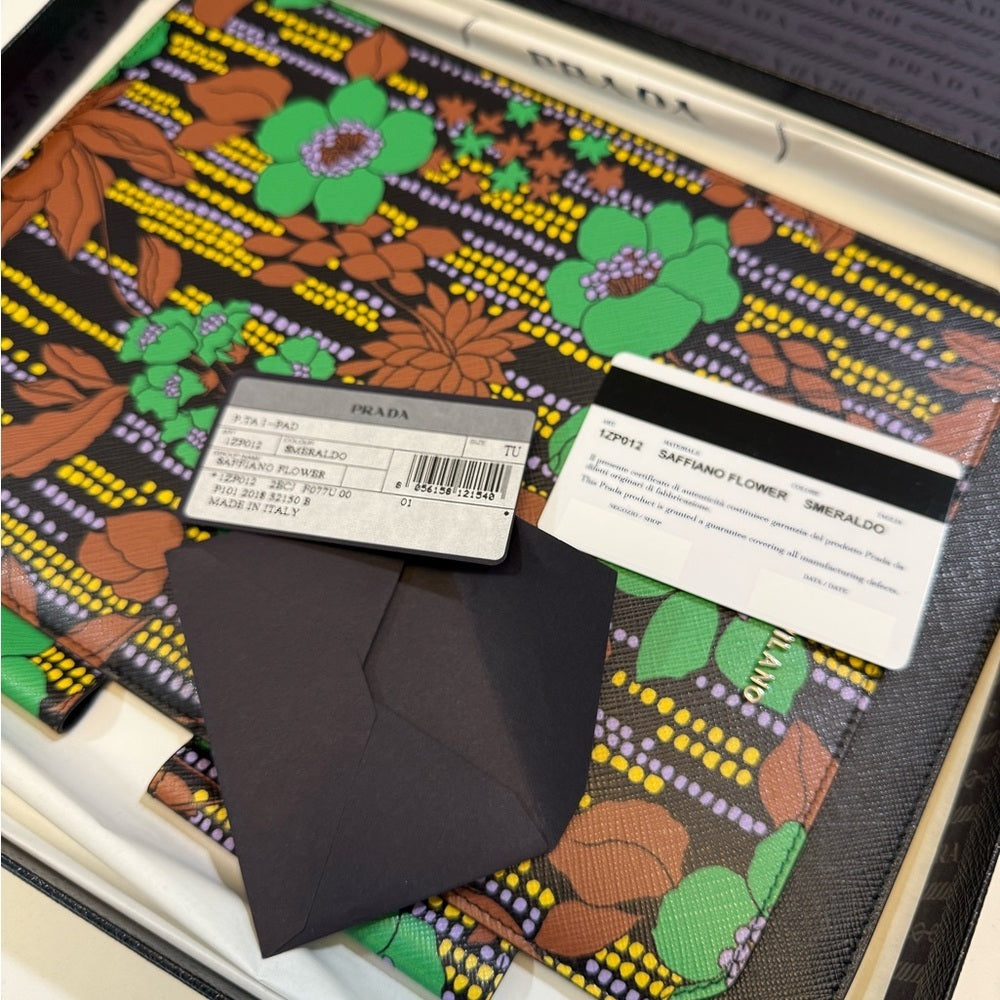 Prada iPad sleeve - Floral Patterned