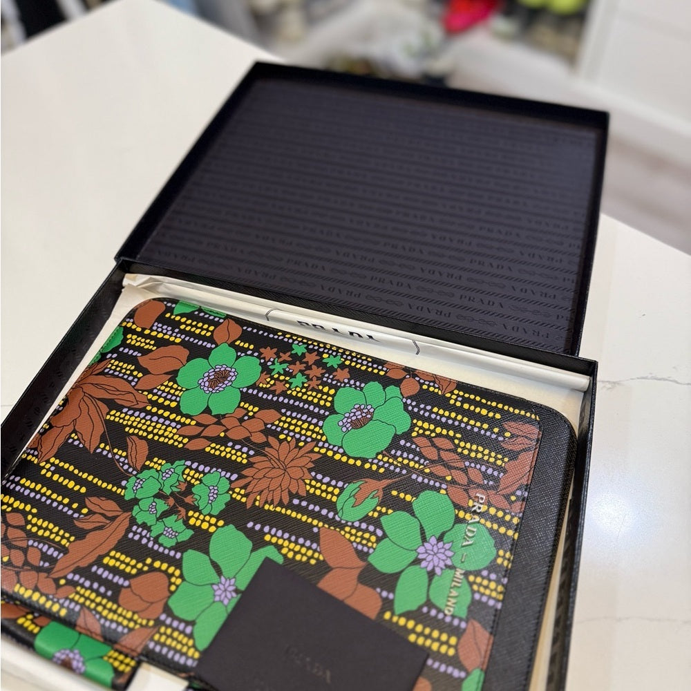 Prada iPad sleeve - Floral Patterned