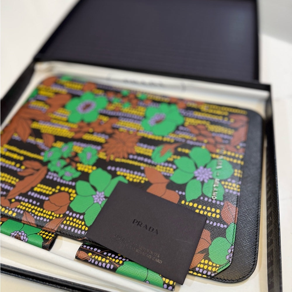 Prada iPad sleeve - Floral Patterned