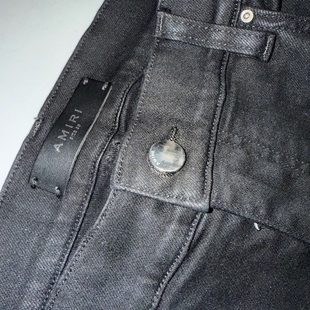 Amiri Distressed Jeans - silver hardware - 38 waist - Brand New