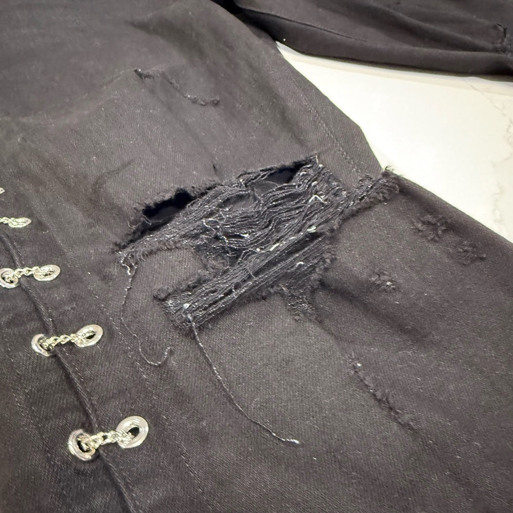 Amiri Distressed Jeans - silver hardware - 38 waist - Brand New