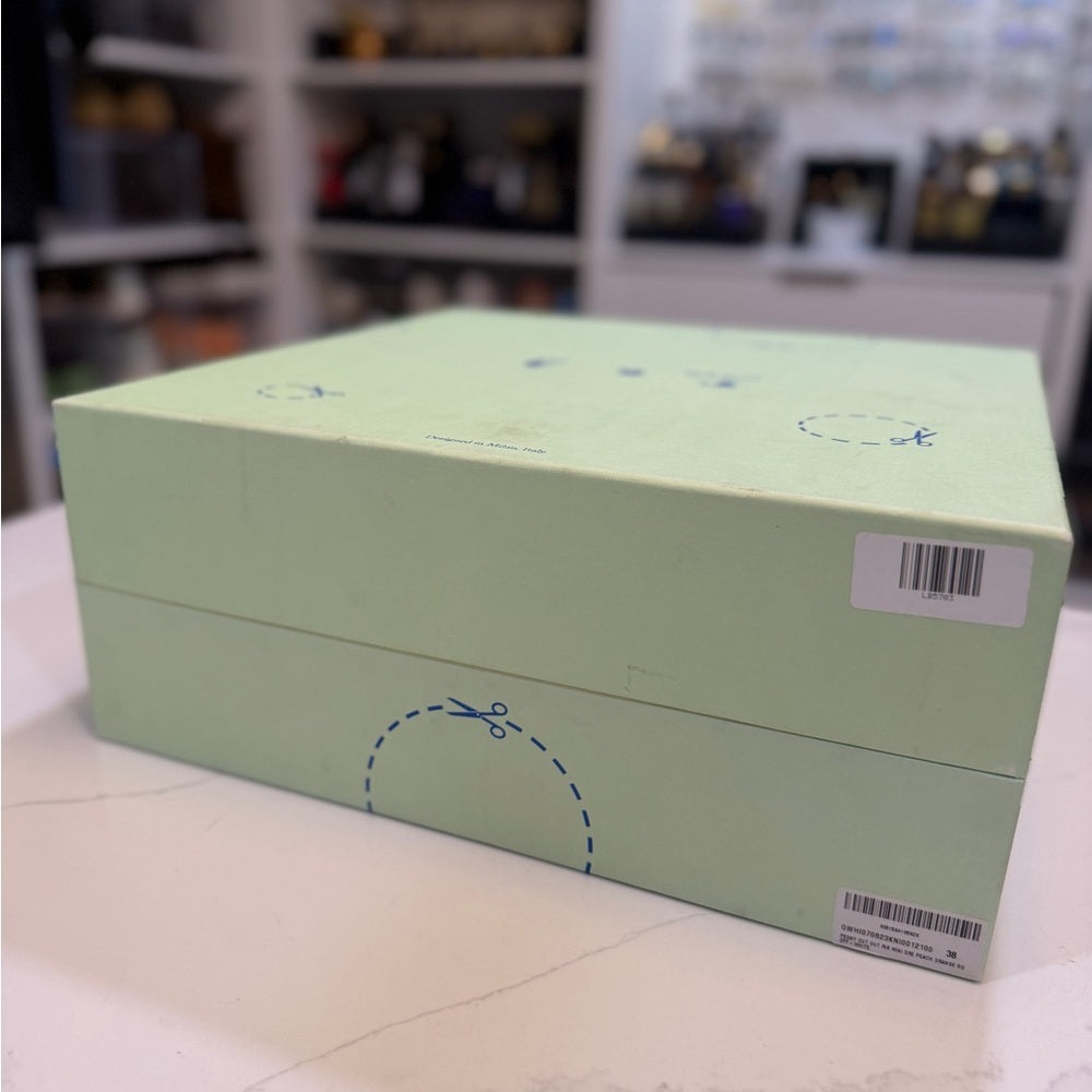 Off-White Peony Rib-Knit Cut-Out Mini Dress