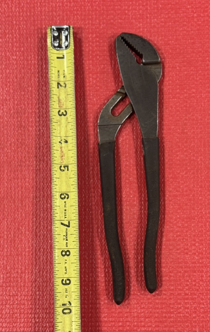 Craftsman 45381 Tongue & Grove 9 1/2" Arc Joint Pliers Black Handle Made In USA